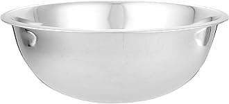YBM HOME Stainless Steel Mixing Bowl - Premium Polished Mirror Nesting Metal Bowl for Cooking and Serving, Stackable for Convenient Storage-13.5 Quart, 1177, silver