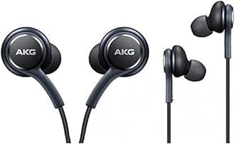 Official Samsung Galaxy S8 / S8+ Handsfree Headphones/Earphones - Tuned by AKG/Harman Kardon - Black (EO-IG955BSEGWW) - Bulk Packed, Frustration Free Packaging