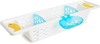 Munchkin Quack Bath Caddy, storage during bath time, can keep toys or bathing accessories, placed on the tub, Infant/baby/toddler/kids