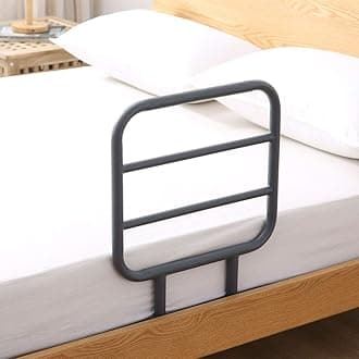 Bed Assist Rail - Bedside Safety Rail - Standing Assist Grab Bar for Elderly & Handicap - Fall Prevention Safety Handle Guard
