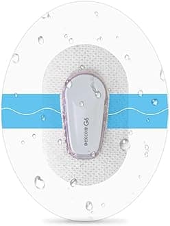 60Pack G6 Adhesive Patches Waterproof Adhesive Patches for G6 Premium Transparent Overpatch 10 Days Long Stay Covers Easy to Use by One Hand