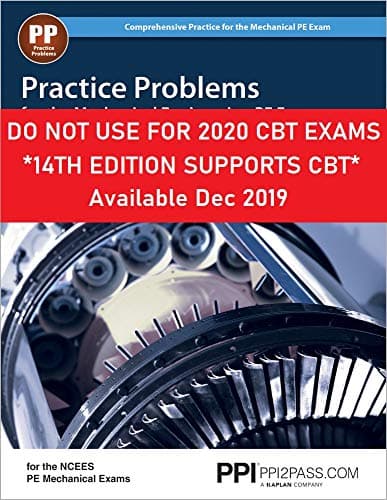 Practice Problems for the Mechanical Engineering PE Exam: A Companion to the Mechanical Engineering Reference Manual (Comprehensive Practice for the Mechanical Pe Exam)