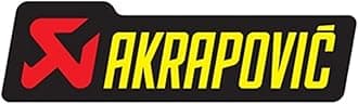 Heat Resistant Aluminium Sticker Decal for Akrapovic Exhaust Muffler Motorcycle (Color : JH101)