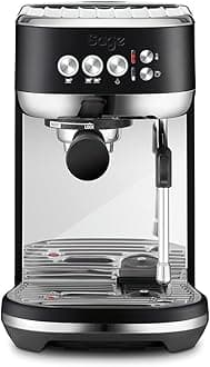 Sage - The Bambino Plus - Compact Coffee Machine with Automatic Milk Frother, Black Truffle - UAE Version, 2 Year Manufacturer Warranty