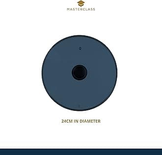 MasterClass Glass Saucepan Lid, Spare Lid for Saucepans & Frying Pans, Tempered Glass and Heat-Resistant Handle, Oven Safe to 180 Degrees, Dishwasher Safe, 24cm