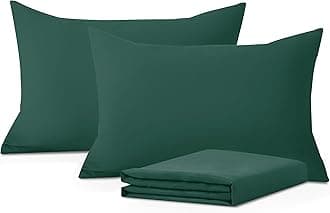 Moonlight Bedding Pillow Cases 4 Pack – Emerald Pillowcases Envelope Closure Super Soft Brushed Microfiber Standard House Wife Pillow Covers, (50 X 75 CM)