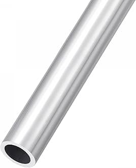 sourcing map 6063 Aluminum Tube (20mm OD x 15mm ID x 300mm L), Aluminum Round Tubing - for Home Furnishing, Machinery, DIY Handicraft