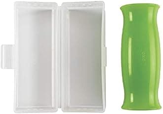 OXO 1062036 Good Grips Silicone Garlic Peeler with Stay-Clean Storage Case,Clear,1EA