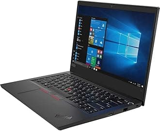 Lenovo ThinkPad E14 14" FHD IPS Business Laptop (AMD Ryzen 6-Core R5-4500U(Beat i7-10510U), 8GB DDR4 RAM, 256GB SSD PCIe M.2 SSD) Type-C, Windows 10 Pro + IST HDMI Cable (Renewed)