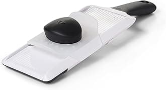 OXO 1119100 Good Grips Handheld Mandoline Slicer, Stainless Steel, White/Black, Standard