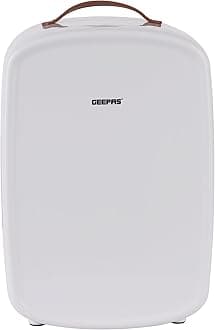 Geepas 10 L Mini Refrigerator- GRF63052| Mini Fridge, Ideal for Home and Car| With Semiconductor Direct Cooling, AC/DC Working| Easy to Carry, Perfect for Camping, Picnic, Trips, Boating