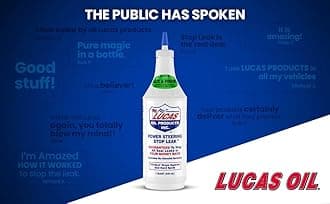 Lucas Oil 10011 パワーステアリング漏洩防止剤 1クオート 1 Quart (32 Ounces) 10011
