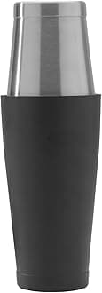 HoudiniHoudini Stainless and Black Boston Cocktail Shaker, Two-Toned Boston Cocktail Shaker