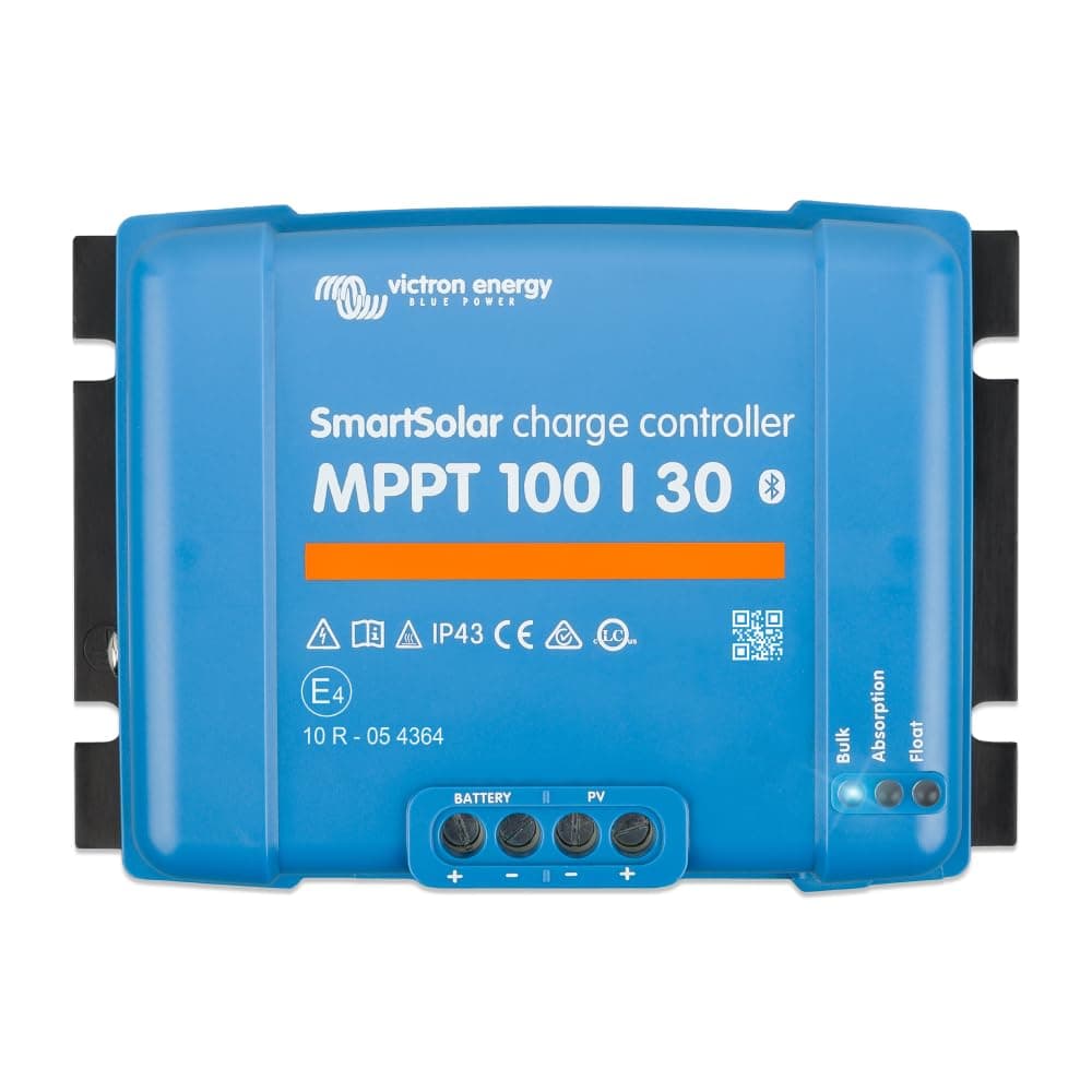 Victron Energy SmartSolar MPPT Solar Charge Controller (Bluetooth) - MPPT Charge Controller for Solar Panels - 100V 30 amp 12/24-Volt
