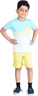 Boys Cotton Half Sleeve T-Shirt and Shorts Set
