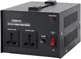 Lift Down Transformer 220V to 110V 120V to 230V Power Transformer Household Appliances Step Down Socket,500VA
