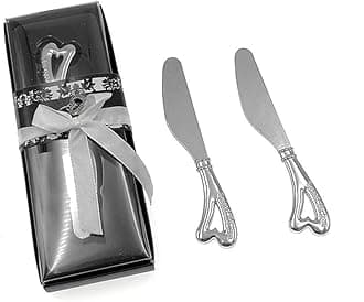 12pcs Butter Spreader Knife,Cheese Dinner Spreader Knife in Gift Box for Wedding Banquet Party Favor