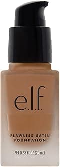 e.l.f. Flawless Finish Foundation, Lightweight, Oil-free formula, Full Coverage, Blends Naturally, Restores Uneven Skin Textures and Tones, Tan, Semi-Matte, SPF 15, All-Day Wear, 0.68 Fl Oz