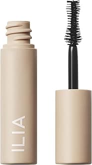 ILIA - Fullest Volumizing Mascara | Weightless, Buildable, Smudge + Flake-Free, Sensitive Eyes Safe | Full, Thick, Healthier Lashes | Non-Toxic, Vegan, Cruelty-Free (Travel Size Mini, 0.13 oz | 4 ml)