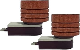 Wood Camphor Burner For Home | Kapoor Dani For Puja I Camphor Burner | Camphor Diffuser For Home Fragrance Pack Of 2, Brown