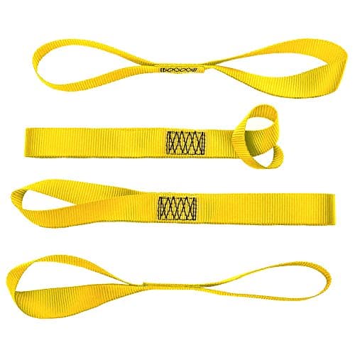 Robbor Soft Loop Tie Down Straps(Set of 4)
