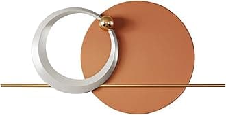 3D Metal Wall Art Decor, Metal Wall Art, Metal Wall Art For Bedroom Modern, Metal Wall Art For Living Room Modern, Wall Decoration For Living Room,metal Wall Art Kitchen(Size:150cm,Color:orange)