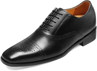 Men's Formal Shoes with Invisible Height Increase (5-8cm / 1.97-3.15 Inch) - Genuine Leather Oxford, Derby, Loafers & Chelsea Boots for Business & Smart Occasions (5.5-11.5 UK)