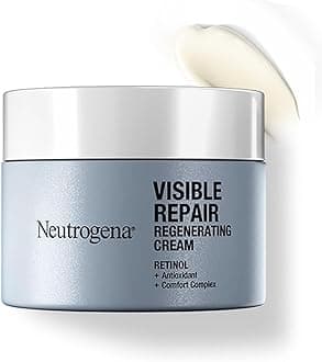 Neutrogena Visible Repair Retinol Day & Night Cream: Boosts Collagen for Anti-Ageing, Wrinkles, Fine Lines 50g