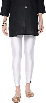 Twin BirdsSuper Stretchable Mehandi Maroon Coloured Cotton Elasthane Fabric Ankle Length Leggings for Women