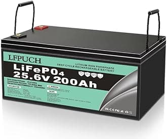 LiFePO (24V)-LiFePO4 Battery 24V(25.6V) 200Ah Lithium leisure battery, Lithium Iron Phosphate Battery for RV, Boat, Marine, Solar System,mobility scooter