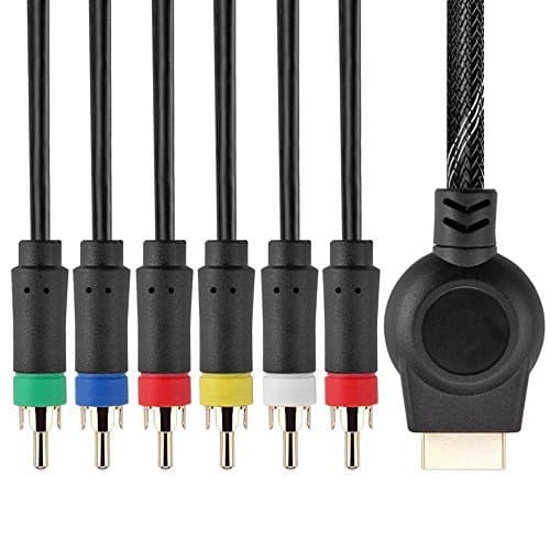 US Cable Component RCA AV Cable Cord for Sony PS2 PS3 Composite Audio Video HD TV LCD NEW