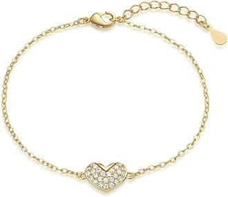 FRUMOS Dainty Layering Bracelets for Women 18 k Gold Plated Fashion Adjustable Chunky Cuban Paperclip Link Chain Bracelets Jewelry for Women Girls Gift