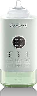 MOMMED Bottle Warmer, Fast Bottle Warmer with Accurate Temperature Control and Automatic Shut-Off,Fast Bottle Warmers for All Bottles with Breastmilk or Formula.Plug in and use! Not Rechargeable!