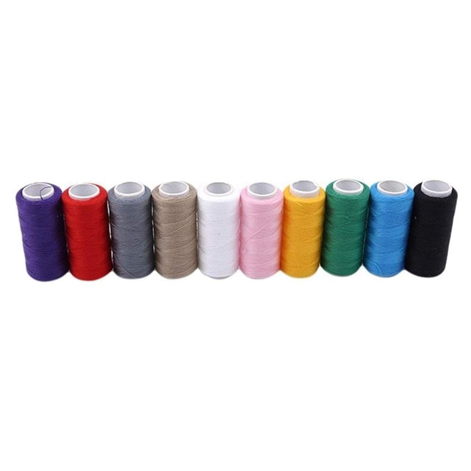 10pcs/pack Sewing Thread Machine Embroidery Thread 200 Yards Spool Home (Color : Multicolor)