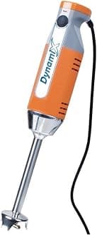 Dynamic 220 W Dynamix Stick Blender MX050, Orange, Detachable Shaft: 160 mm, Commercial Hand Blender, Titanium Coated Blade, Variable Speed up to 13 000 rpm, CF001