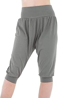 Candid Styles Womens Shorts Cropped Harem Pants 3/4 Baggy Ali Baba Yoga Trousers Stretch Leggings 8-26