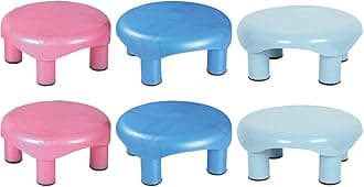 Kuber Industries 6 Piece Plastic Bathroom Stool Set (CTKTC66)