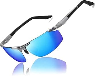 PerfectmiaoxuanPilot Sunglasses Polarised for Mens Womens Classic Vintage Style Ultralight Metal frame Glasses Shades Driving Fishing UV protection