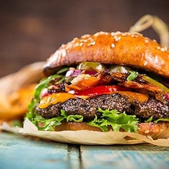 100% Grass Fed Beef Burgers - 1/4 EA Each - Package Of 32 - Delicious & Healthy Burger Patty, Protein & Omega-3 Rich Gourmet Hamburger Meat, Juicy & Ready To Cook, Classic American BBQ Choice