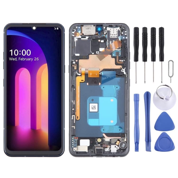 for LG V60 ThinQ US Version LCD Screen Digitizer Full Assembly with Frame