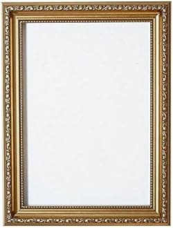 Gold – 20" x 16" Ready to hang Ornate Shabby Chic Picture/Photo/Poster frame with High Clarity Styrene Shatterproof Perspex Sheet & MDF backing board