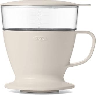 OXO Good Grips Pour Over Coffee Maker with Water Tank White 11180100UK