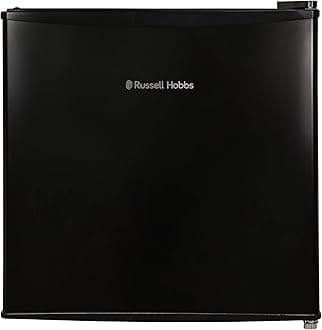 Russell Hobbs Mini Freezer 31 Litre Capacity Black Freestanding Table Top Small Freezer with Adjustable Feet, Removable Shelf & Reversible Door RHTTFZ0E1B