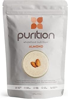– Almond Large Bag | Premium High Protein Powder for Keto Shakes and Smoothies with Only Natural Ingredients for Weight Loss | 1 x 12 Meal Bag