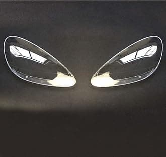 Replacement for Car Headlight Cover Porsche Cayenne 2011 2012 2013 2014 Clear Lens Auto Shell Cover (One Pair)