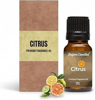 Citrus Fragrance Oil | 15 ml | Aroma Oil for Home Fragrance | Best for Aromatherapy | Use in Diffusers, Candles, Air Fresheners (15ML, Citrus)