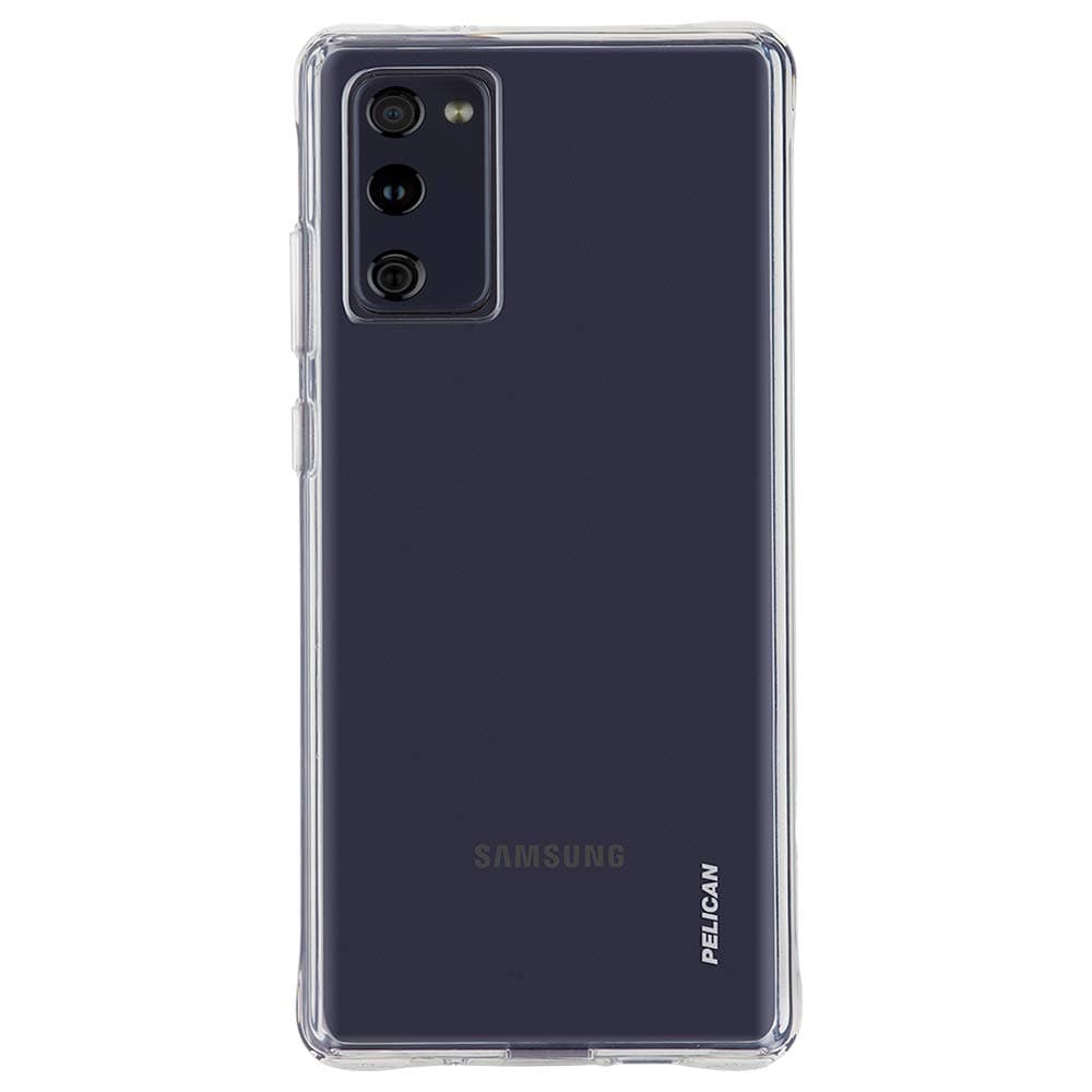 Pelican Adventurer Series - Samsung Galaxy S20 FE Case [Wireless Charging Compatible] Non-Slip Slim Rugged Phone Cover with Anti-Yellow [10FT MIL-Grade Drop Protection] Samsung S20 FE 5G Case - Clear