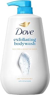 Dove Exfoliating Bodywash with Triple Hydration Serum, 825ml