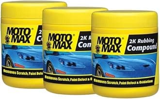 Motomax 2K Rubbing Compound 100g, Pack of 3 | Removes Minor Scratches, Swirl Marks, Paint defect and Oxidization from metal surfaces on Cars, Bike, Motorbikes
