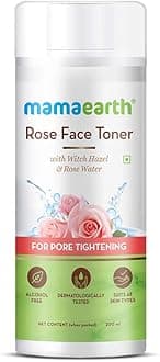 Mamaearth Rose Water Face Toner with Witch Hazel & Rose Water for Pore Tightening - 200ml